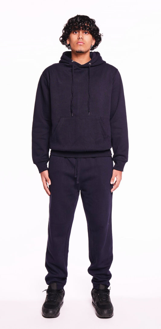 Navy Blue Heavy Blend Fleece SweatSuit