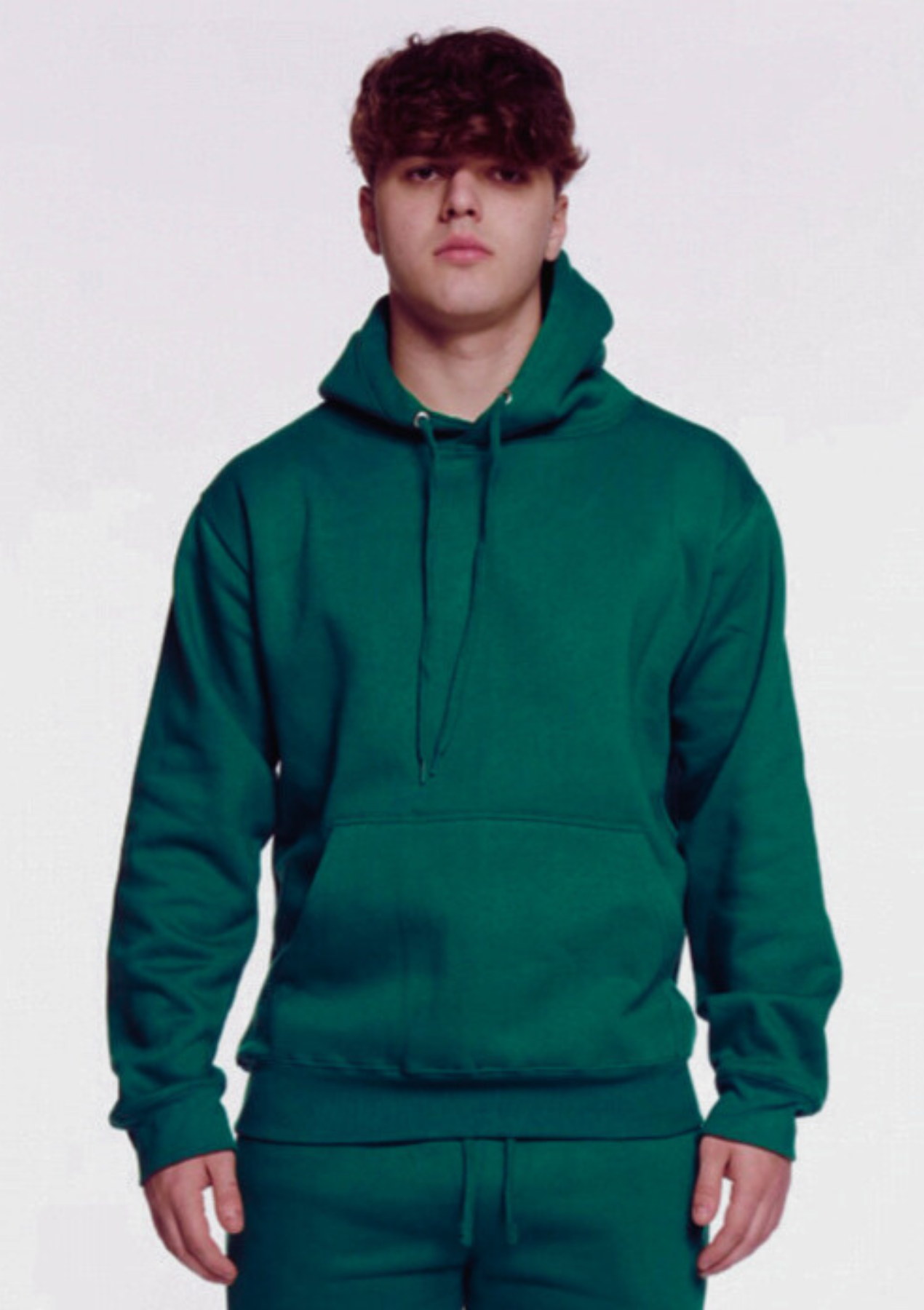 Kelly Green Heavy Blend Fleece Hooded Sweatshirt