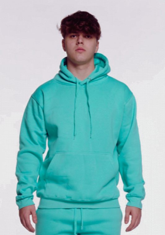 Mint Heavy Blend Fleece Hooded Sweatshirt