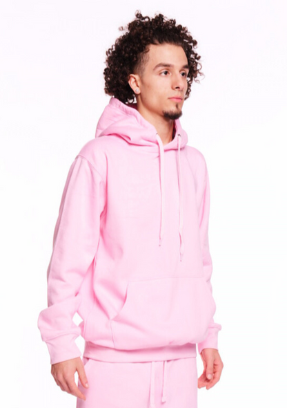 Light Pink Heavy Blend Fleece Hooded Sweatshirt