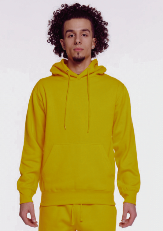 Yellow Heavy Blend Fleece Hooded Sweatshirt