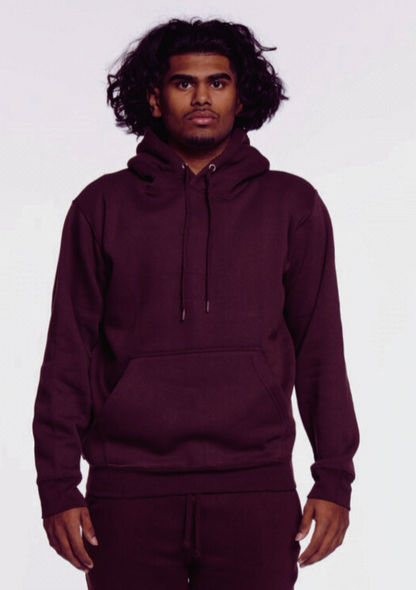 Brown Heavy Blend Fleece Hooded Sweatshirt