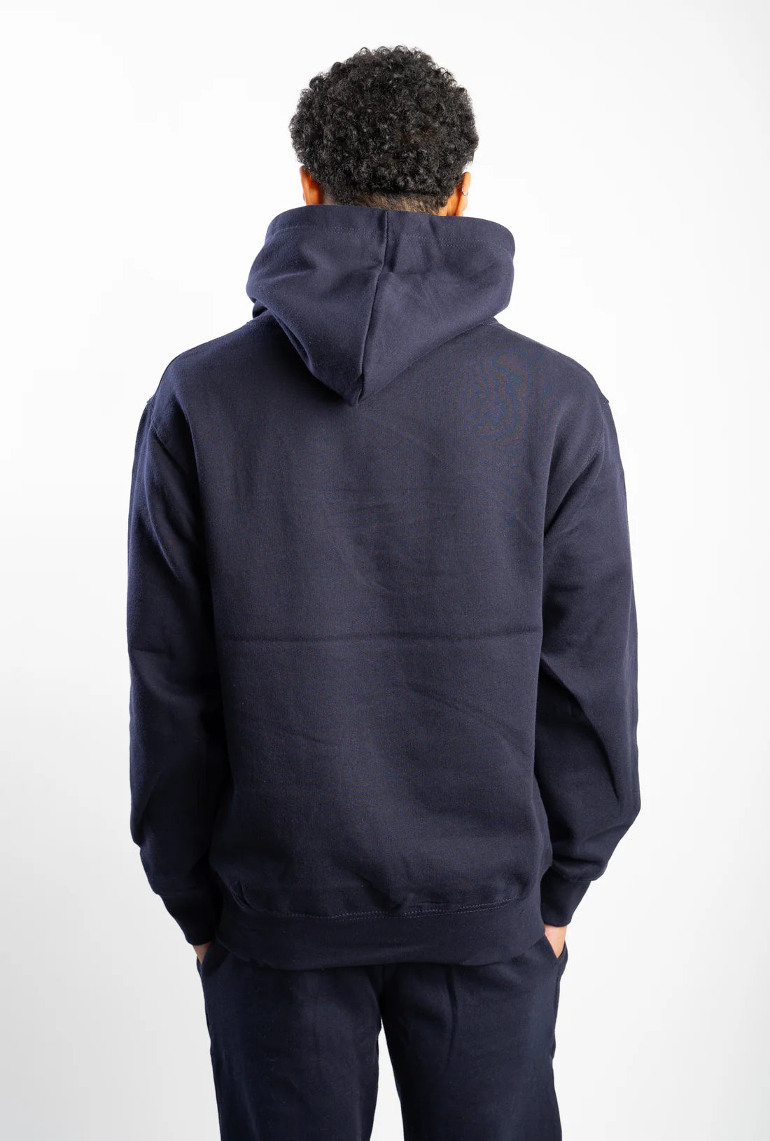 Navy Heavy Blend Fleece Hooded Sweatshirt