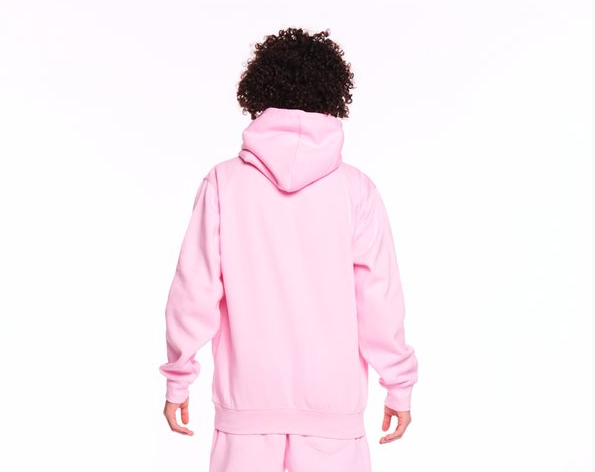 Light Pink Heavy Blend Fleece Hooded Sweatshirt