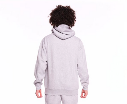 Gray Heavy Blend Fleece Hooded Sweatshirt