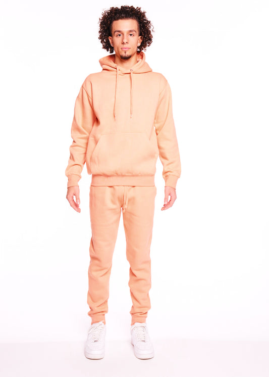 Peach Heavy Blend Fleece SweatSuit