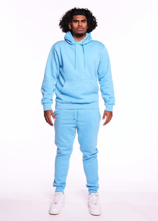 Sky Blue Heavy Blend Fleece SweatSuit