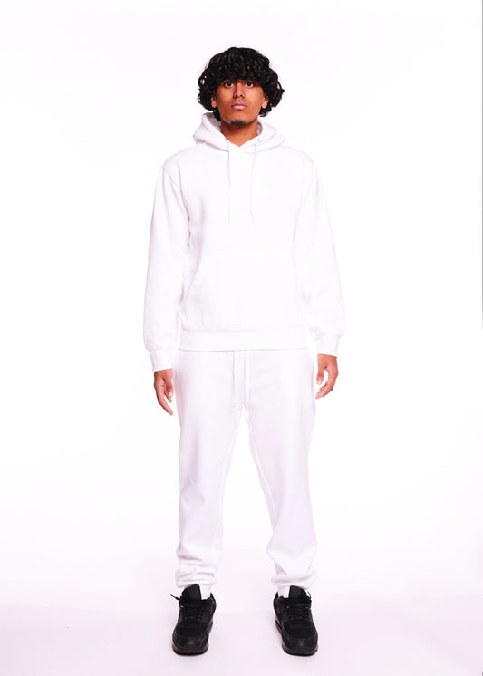 White Heavy Blend Fleece SweatSuit