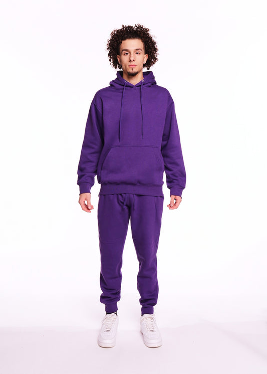 Purple Heavy Blend Fleece SweatSuit