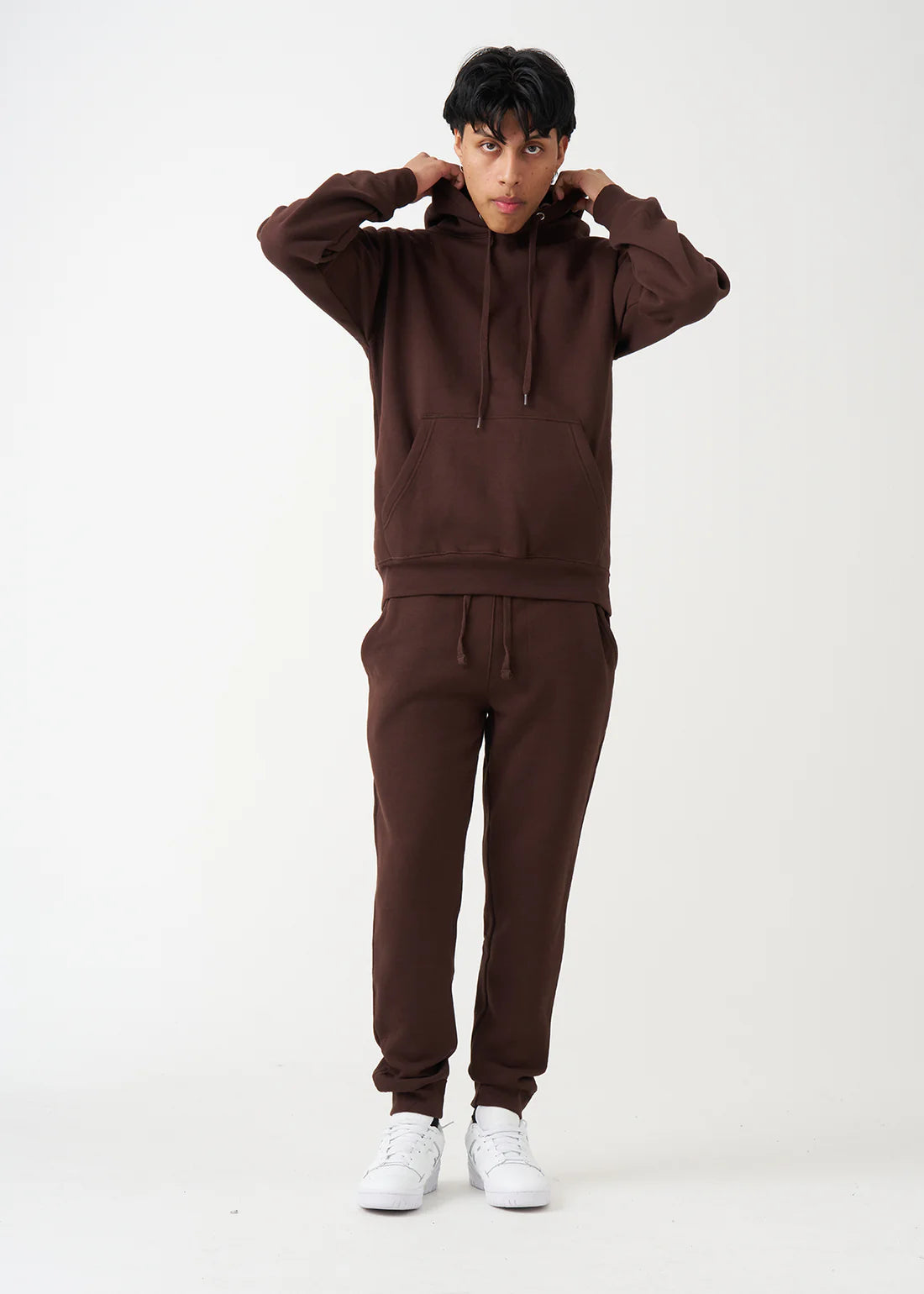 Brown Heavy Blend Fleece SweatSuit