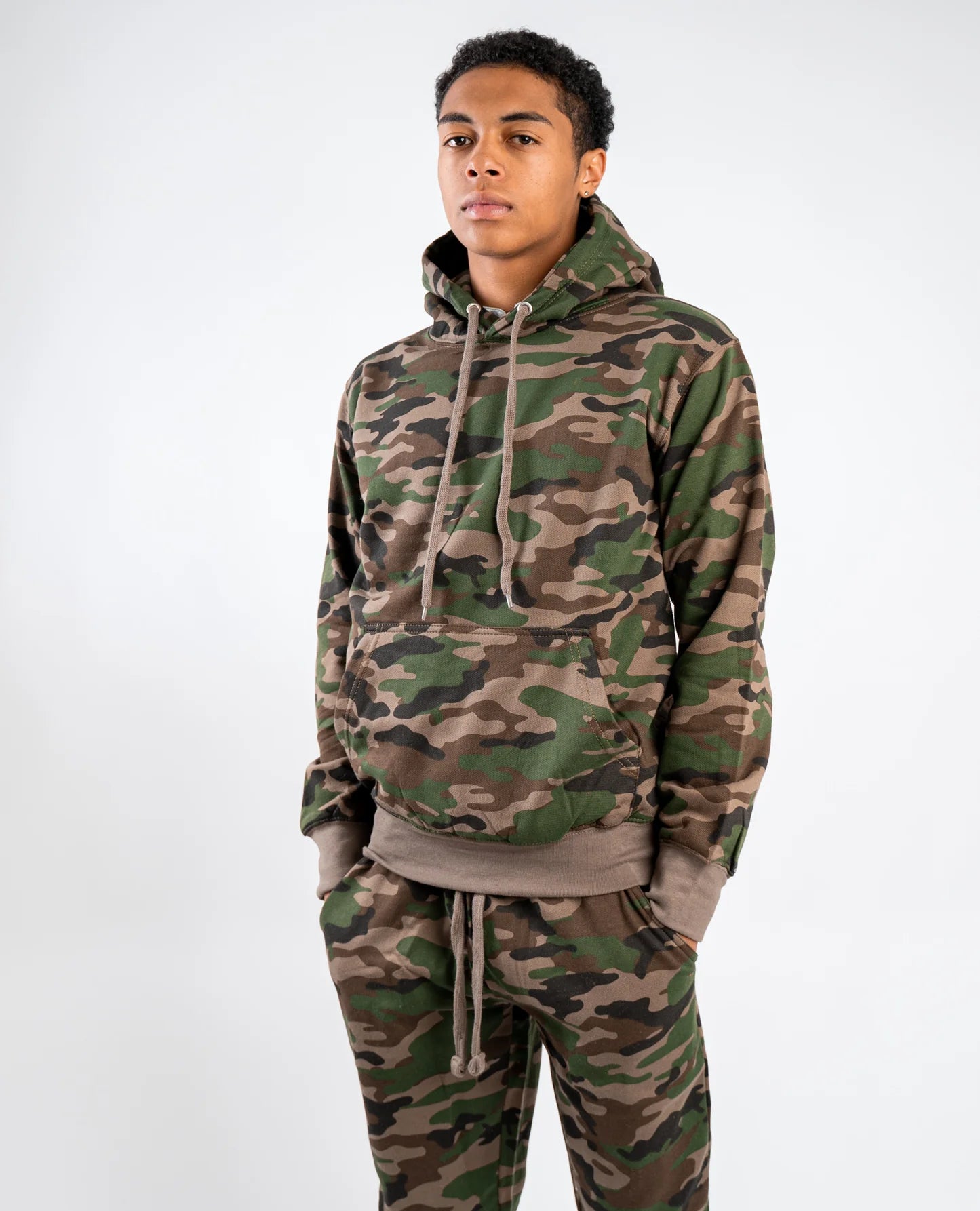 Camo Heavy Blend Fleece Hooded SweatShirt