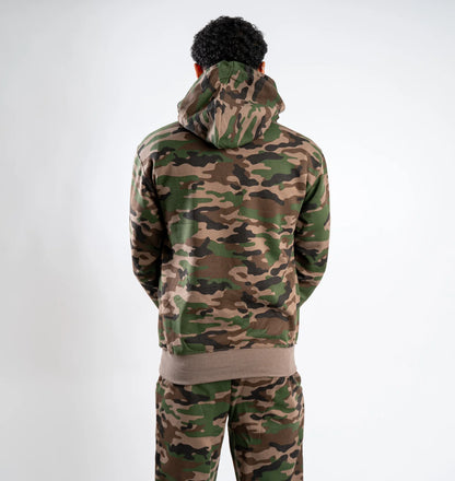 Camo Heavy Blend Fleece Hooded SweatShirt