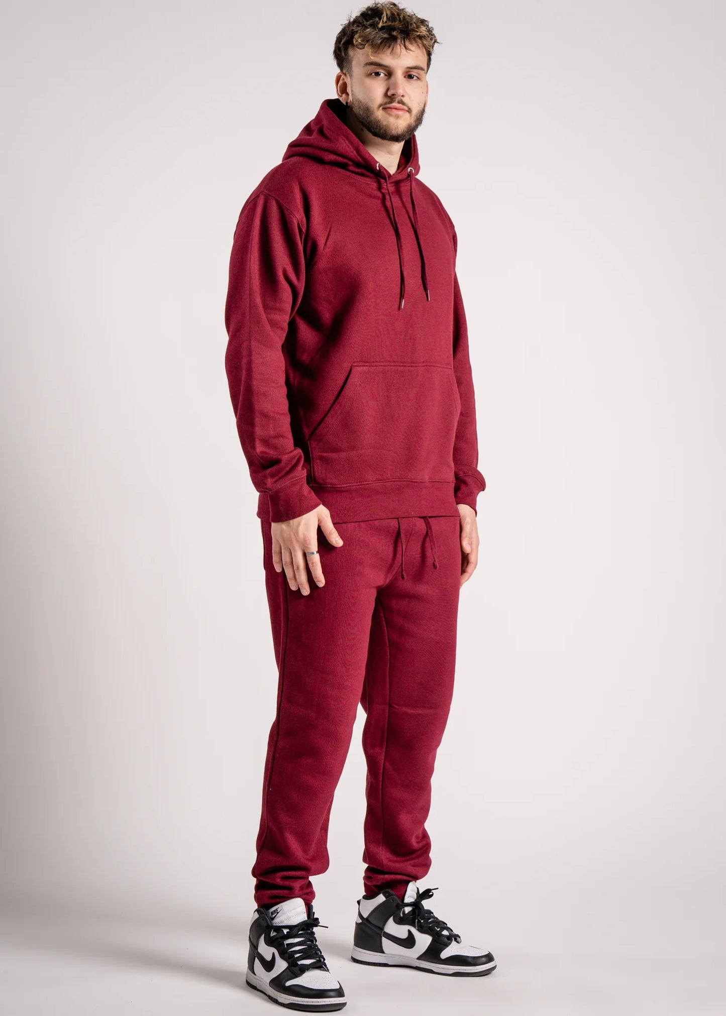 Maroon Heavy Blend Fleece SweatSuit