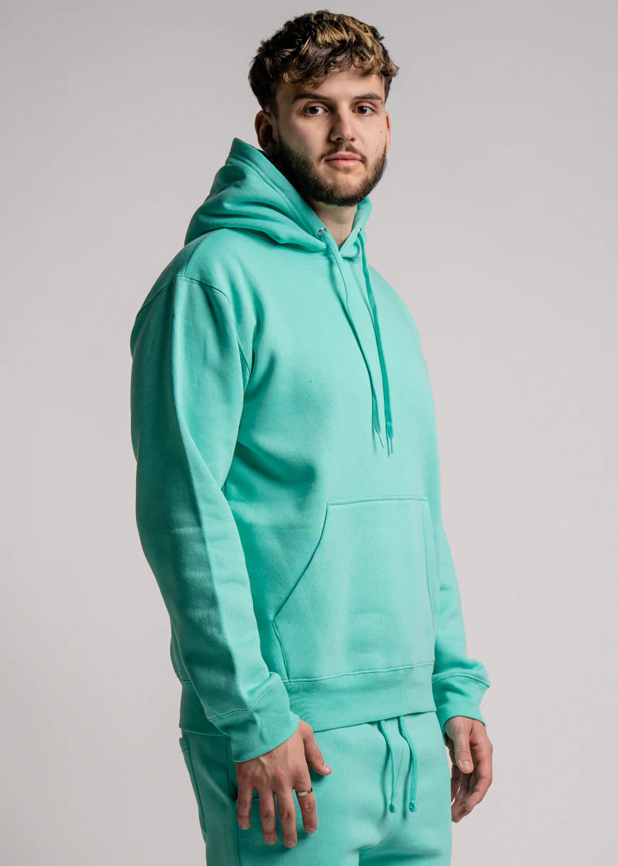 Mint Heavy Blend Fleece Hooded Sweatshirt