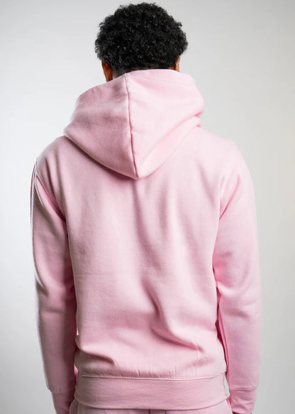 Light Pink Heavy Blend Fleece Hooded Sweatshirt