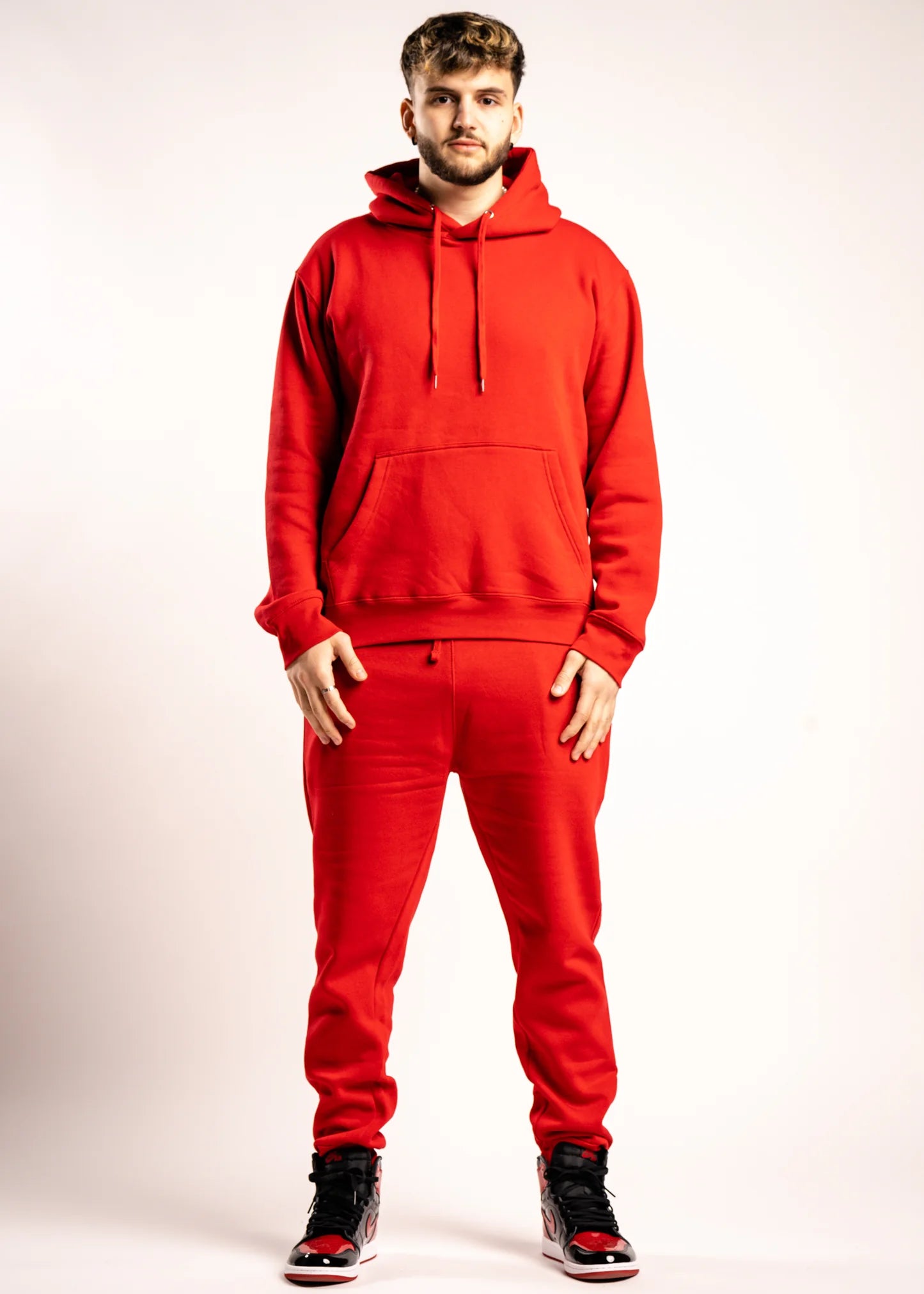 Red Heavy Blend Fleece SweatSuit