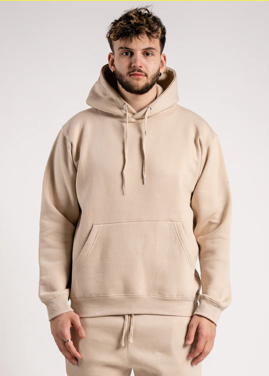 Sand Heavy Blend Fleece Hooded SweatShirt