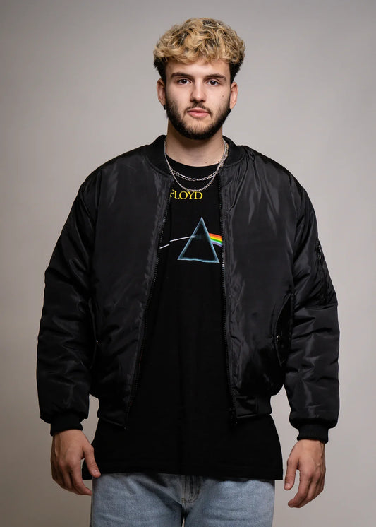 Black Bomber Jacket