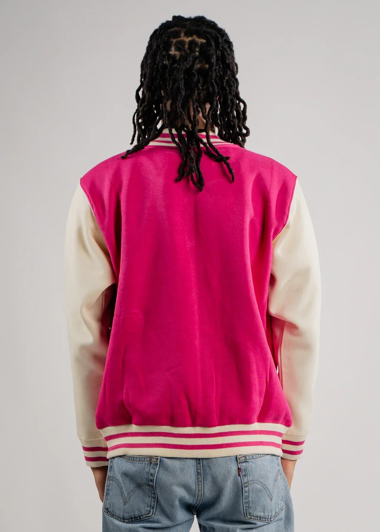 Hot Pink Varsity Heavy Blend Fleece SweatShirt