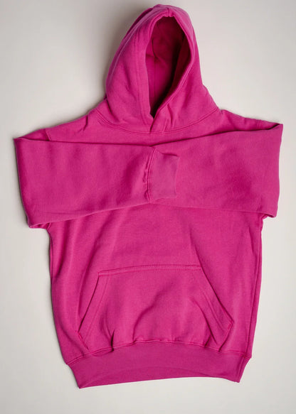 Hot Pink Heavy Blend Kids SweatShirt