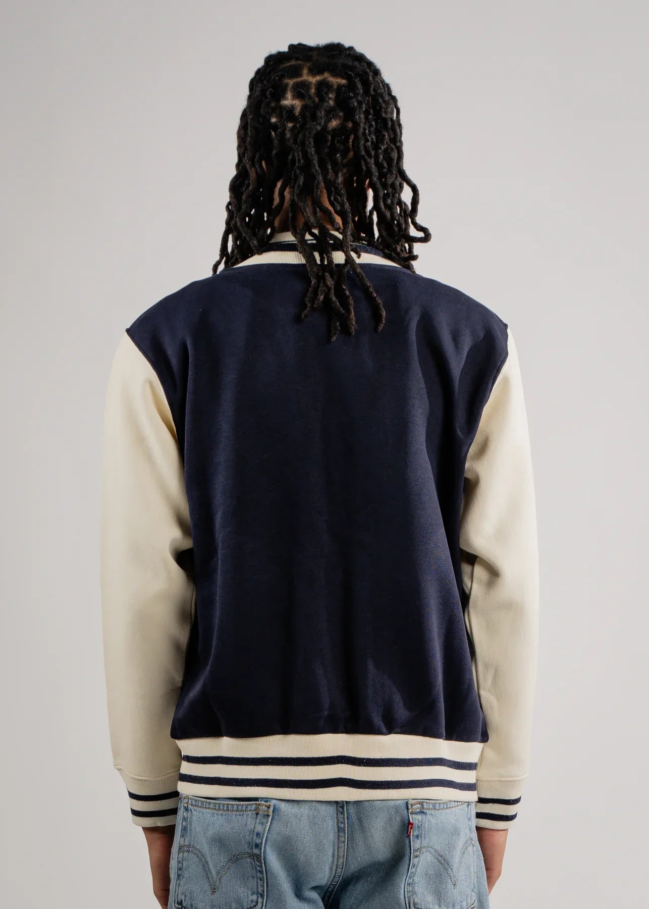 Navy Blue Varsity Heavy Blend Fleece SweatShirt