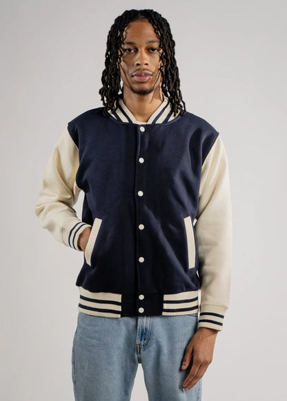 Navy Blue Varsity Heavy Blend Fleece SweatShirt