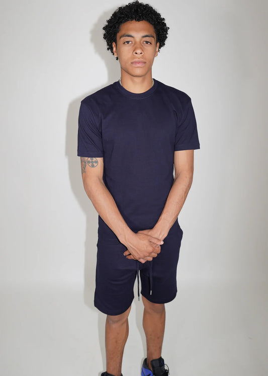 Navy T-Shirt and Short Set