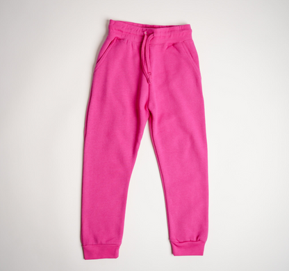 Hot Pink Heavy Blend Kids SweatSuit