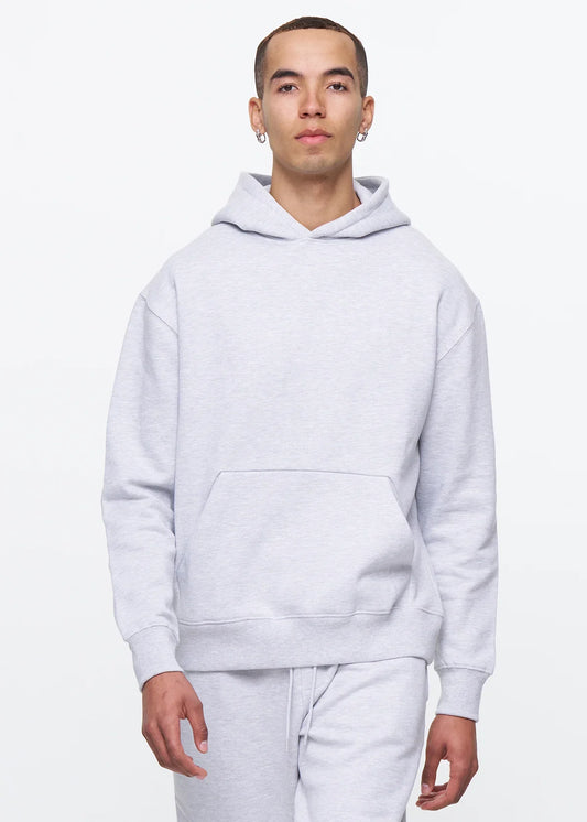 Gray 450 GSM Heavyweight Fleece Hoodie