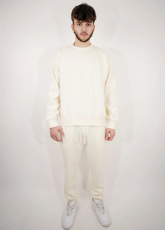 Off-White Heavy Blend Fleece Crew-Neck SweatSuit