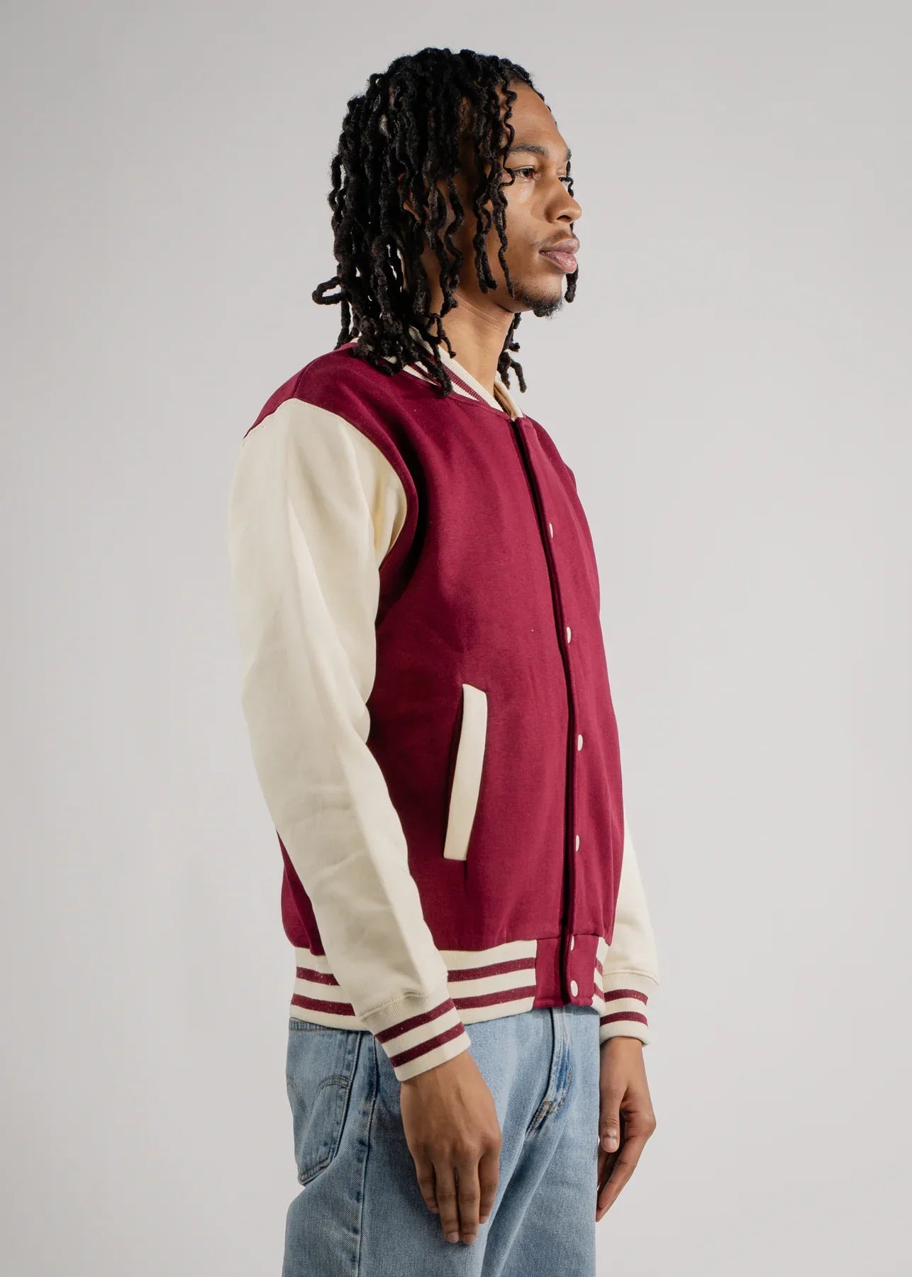 Maroon Varsity Heavy Blend Fleece SweatShirt