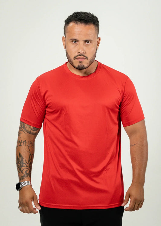 Red Polyester T-Shirt